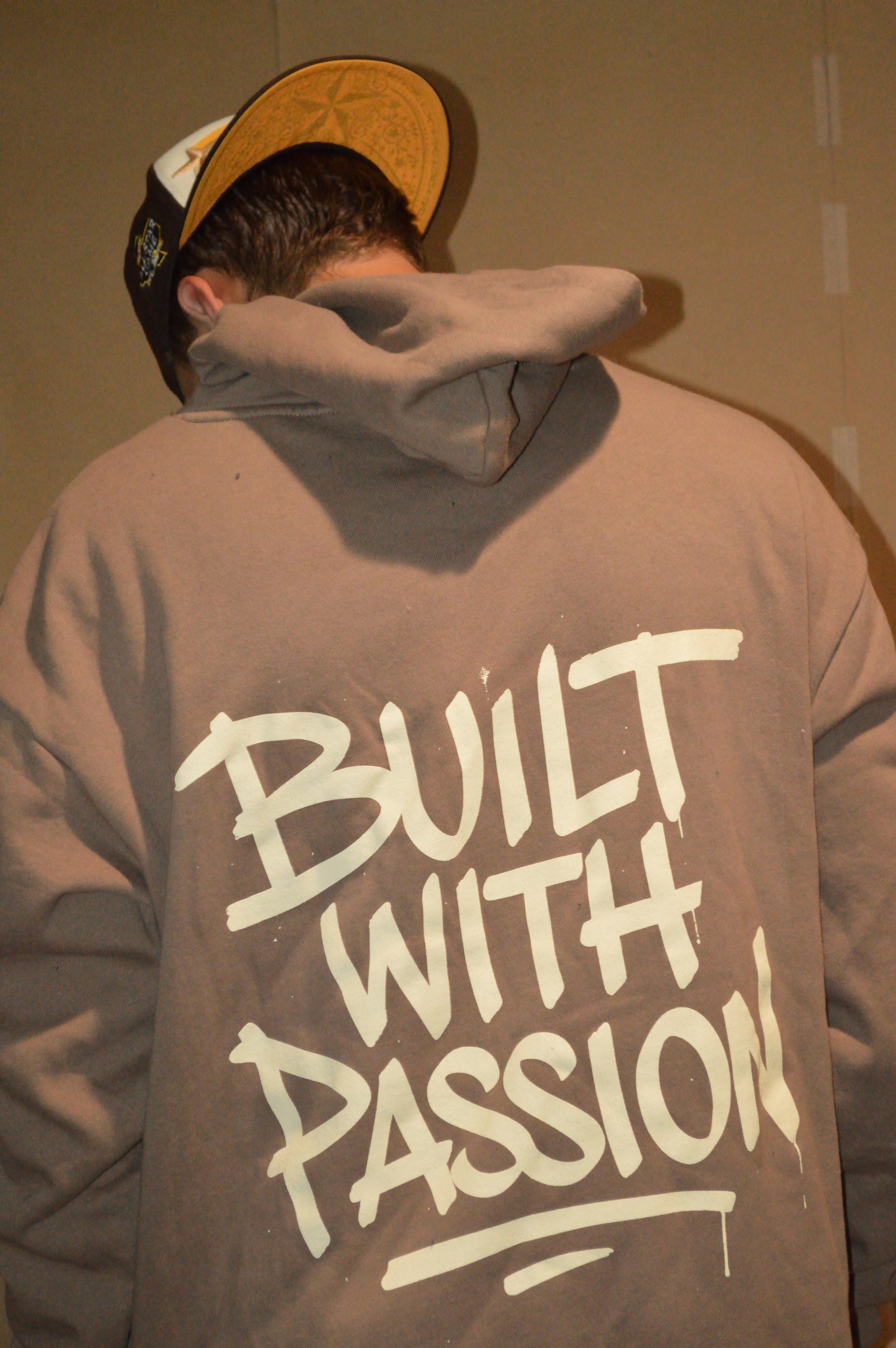 Built with Passion Hoodie (Clay)