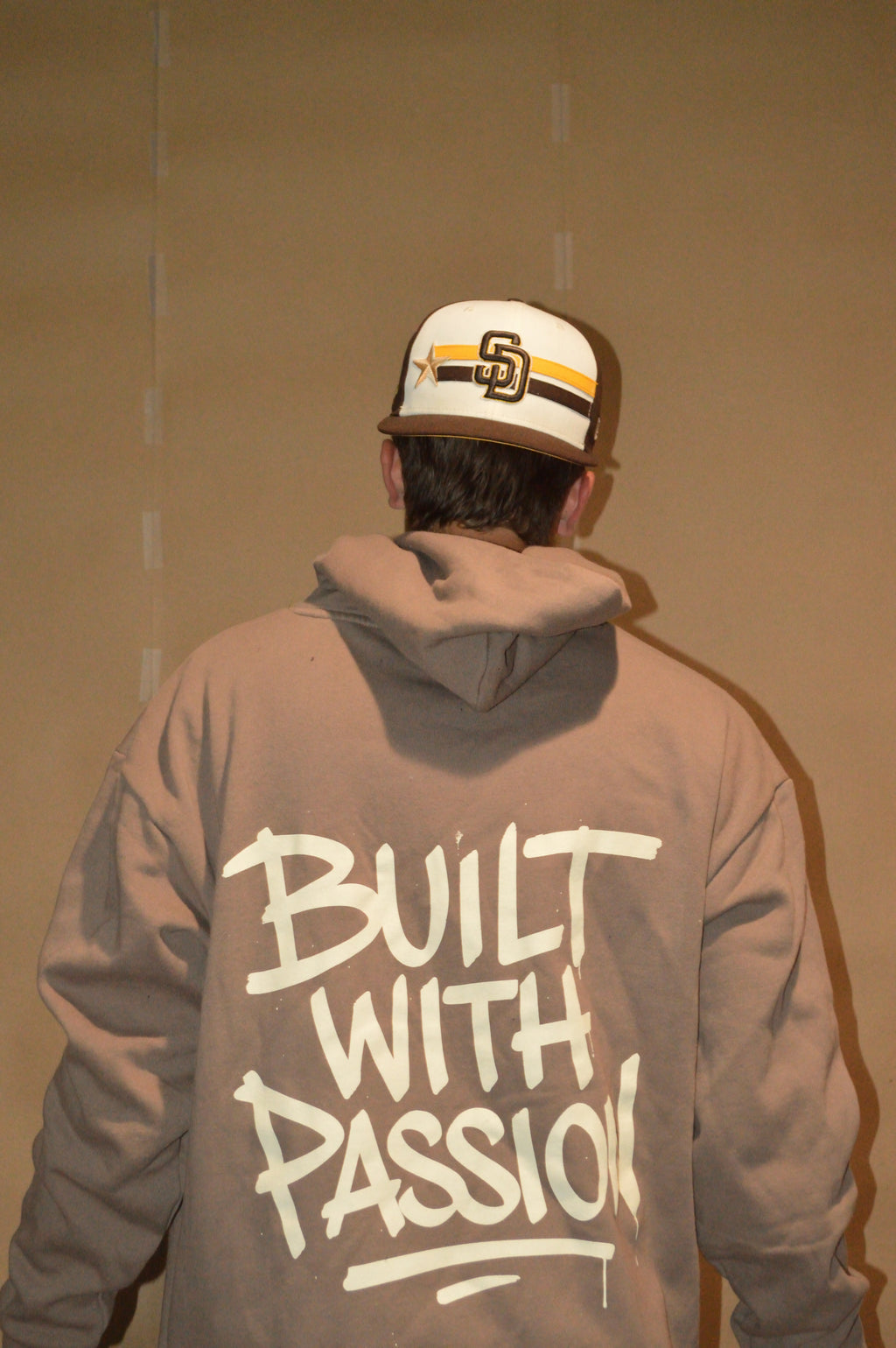 Built with Passion Hoodie (Clay)