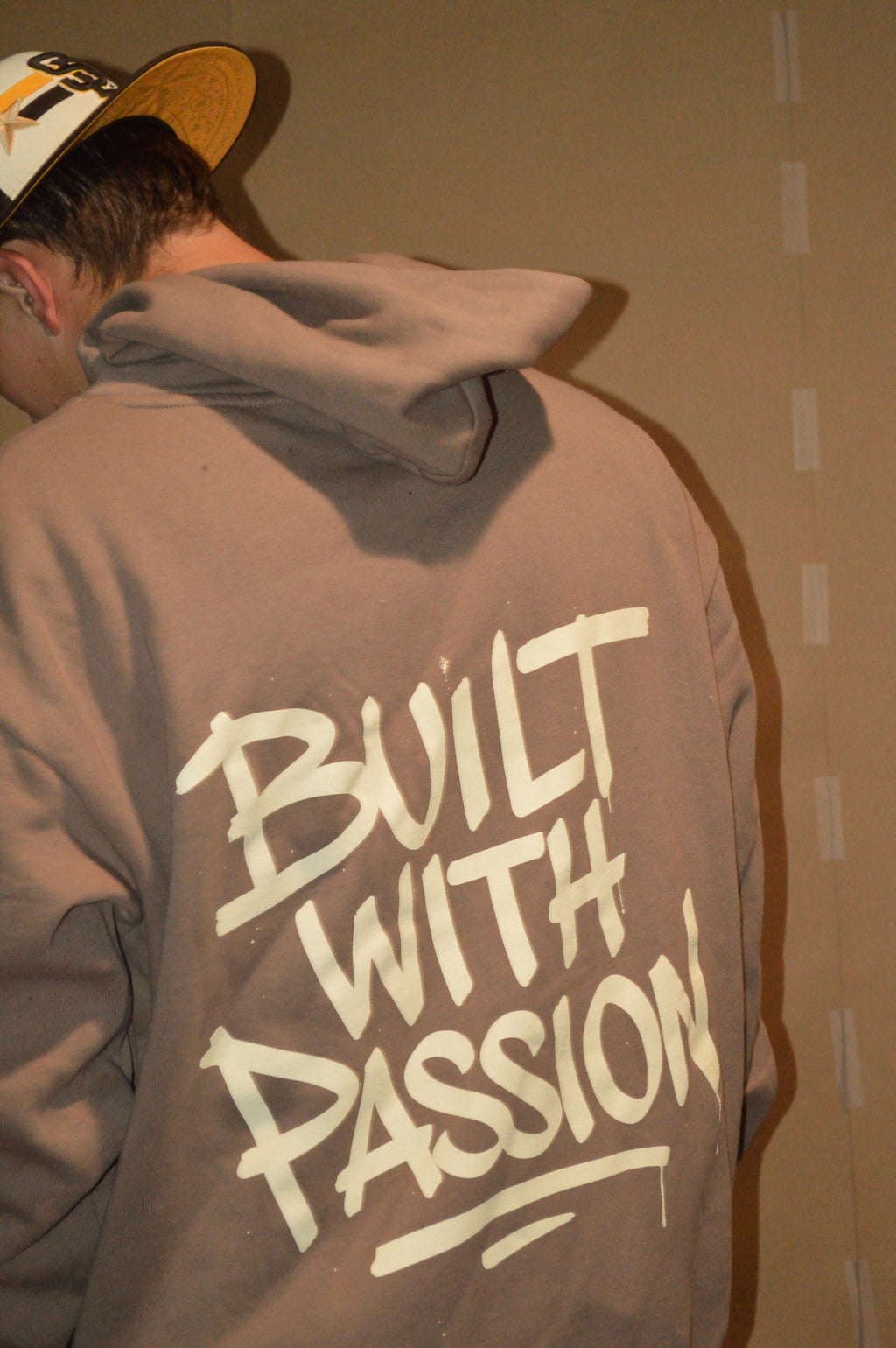 Built with Passion Hoodie (Clay)