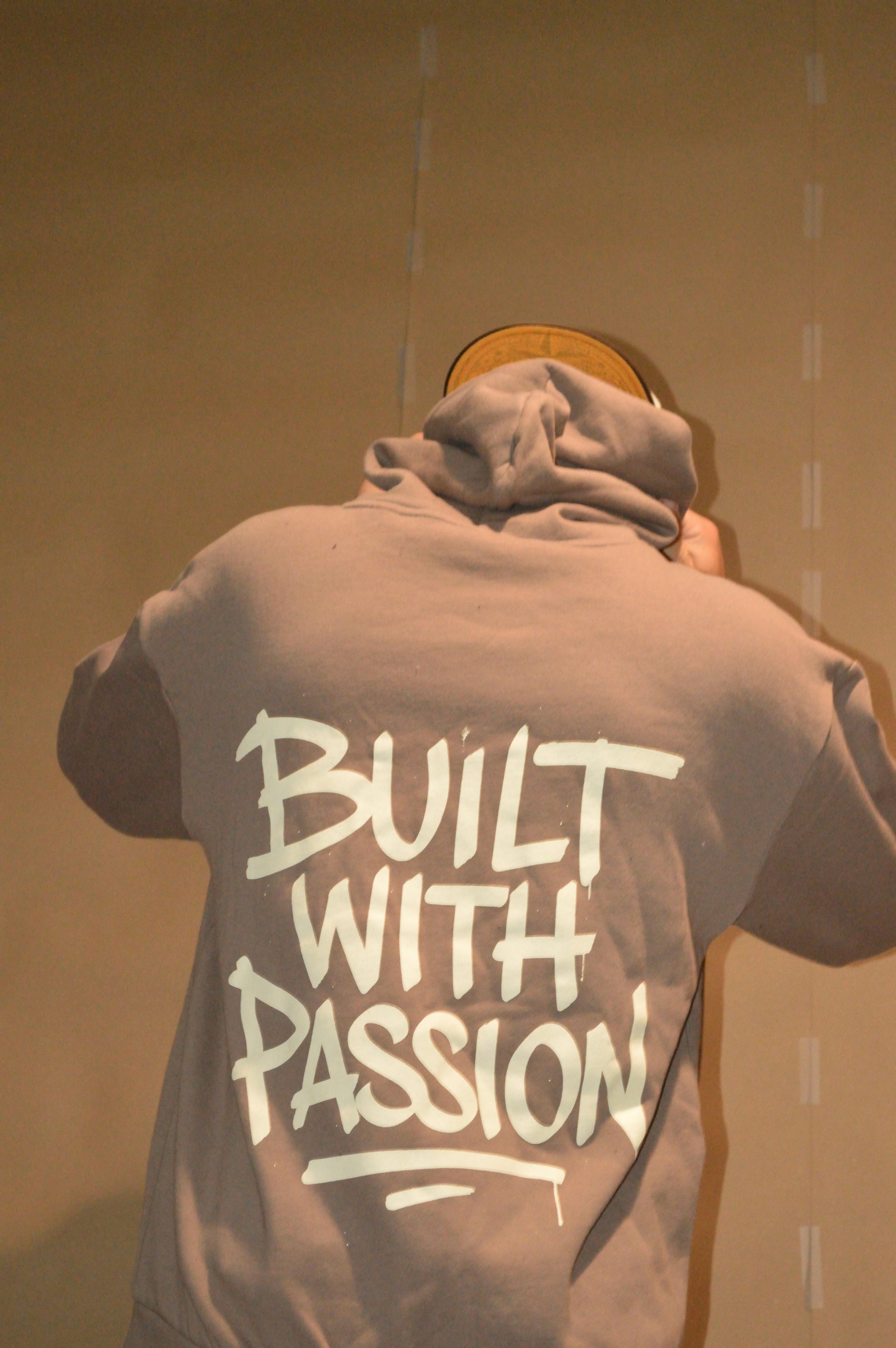 Built with Passion Hoodie (Clay)